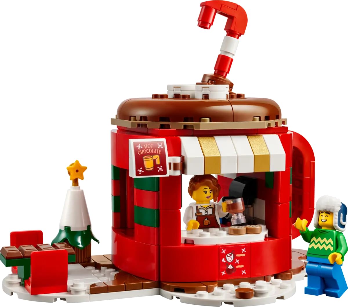 LEGO 40776 removable roof feature for easy access during play