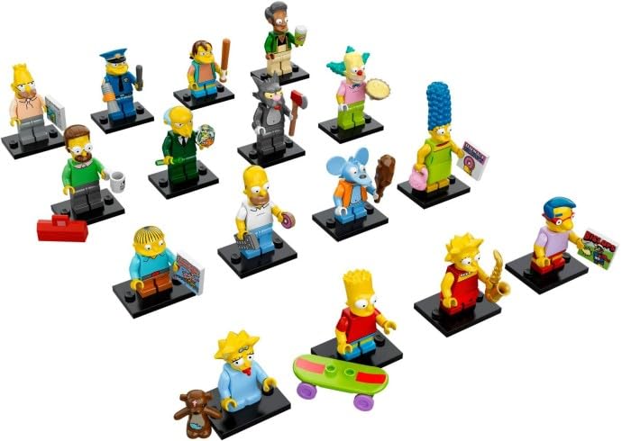 LEGO The Simpsons 71005 display plate shows the figure for easy display.