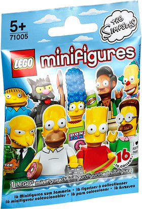 LEGO The Simpsons 71005 packaging notes mystery figure limit per address.