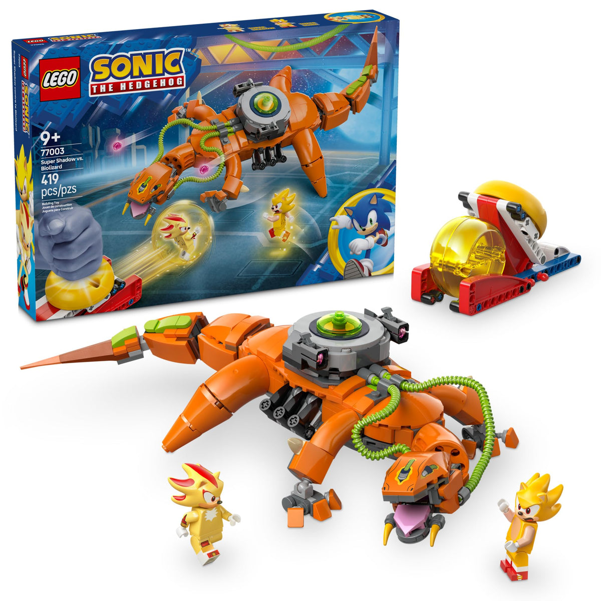 LEGO Sonic Super Shadow Biolizard energy pod — enhances action-packed storytelling.