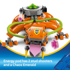 LEGO Sonic Super Shadow minifigure — ideal for imaginative adventures.