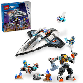 LEGO Space Explorers Pack ship with a detailed cockpit for imaginative space missions