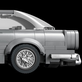 LEGO Speed Champions 007 Aston Martin DB5 side profile emphasizes scale modeling for play and display