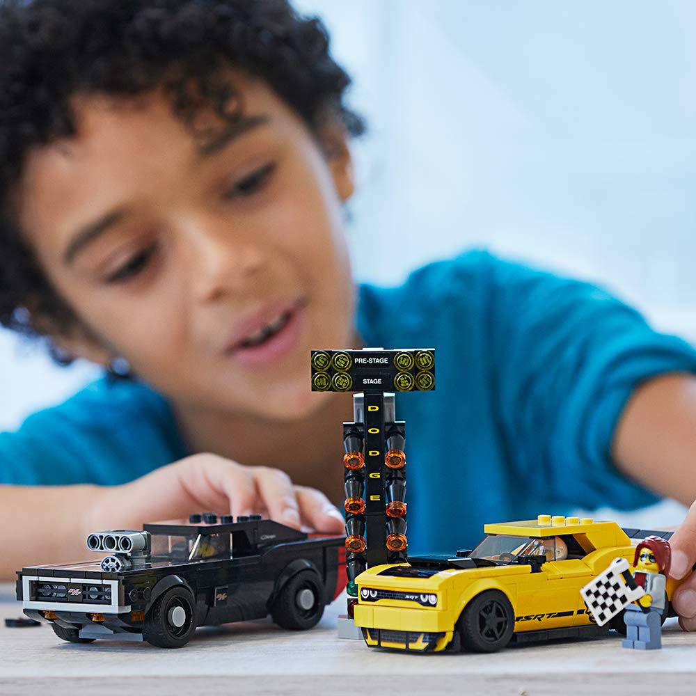 LEGO Speed Champions Charger R/T model with removable supercharger for imaginative races