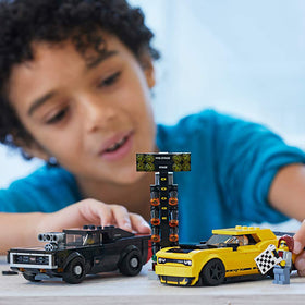 LEGO Speed Champions Charger R/T model with removable supercharger for imaginative races