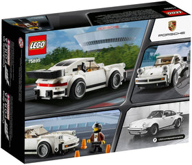 LEGO Speed Champions 75895 whale tail rear spoiler emphasizes classic Porsche styling.