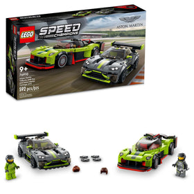 LEGO Speed Champions Aston Martin Valkyrie AMR Pro model ready for display and collection