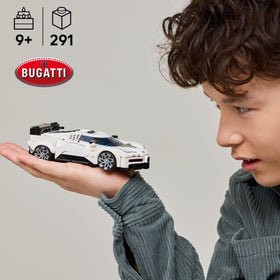 Driver minifigure in racing gear included for immersive pretend races.