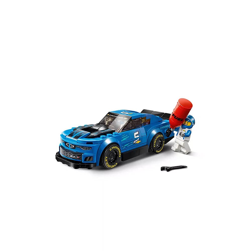 LEGO Speed Champions Camaro ZL1 Chevrolet-branded rims for authentic detailing
