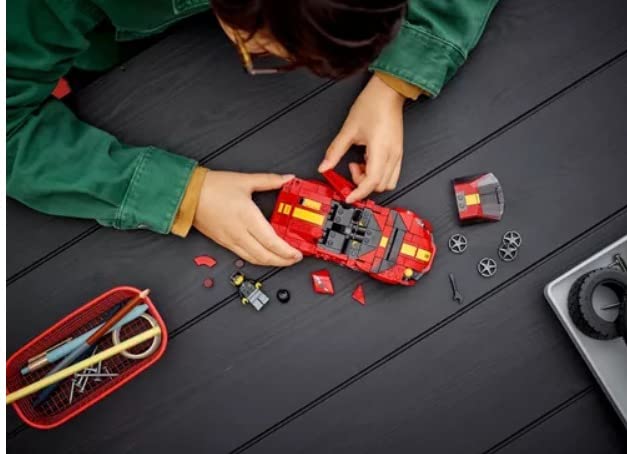 LEGO Speed Champions Ferrari 812 Competizione side view showcasing sleek lines