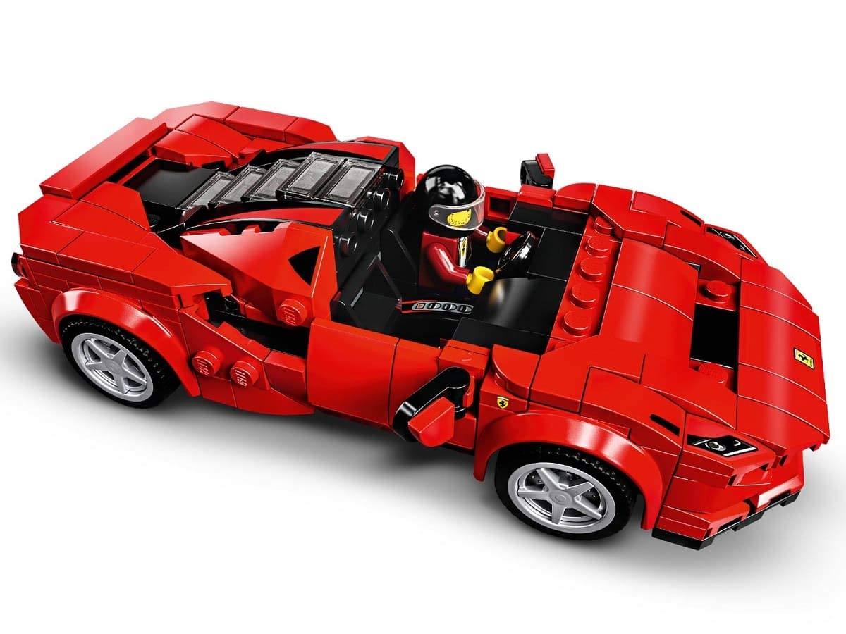 LEGO Speed Champions Ferrari F8 Tributo display-ready model brightens shelves with color and scale