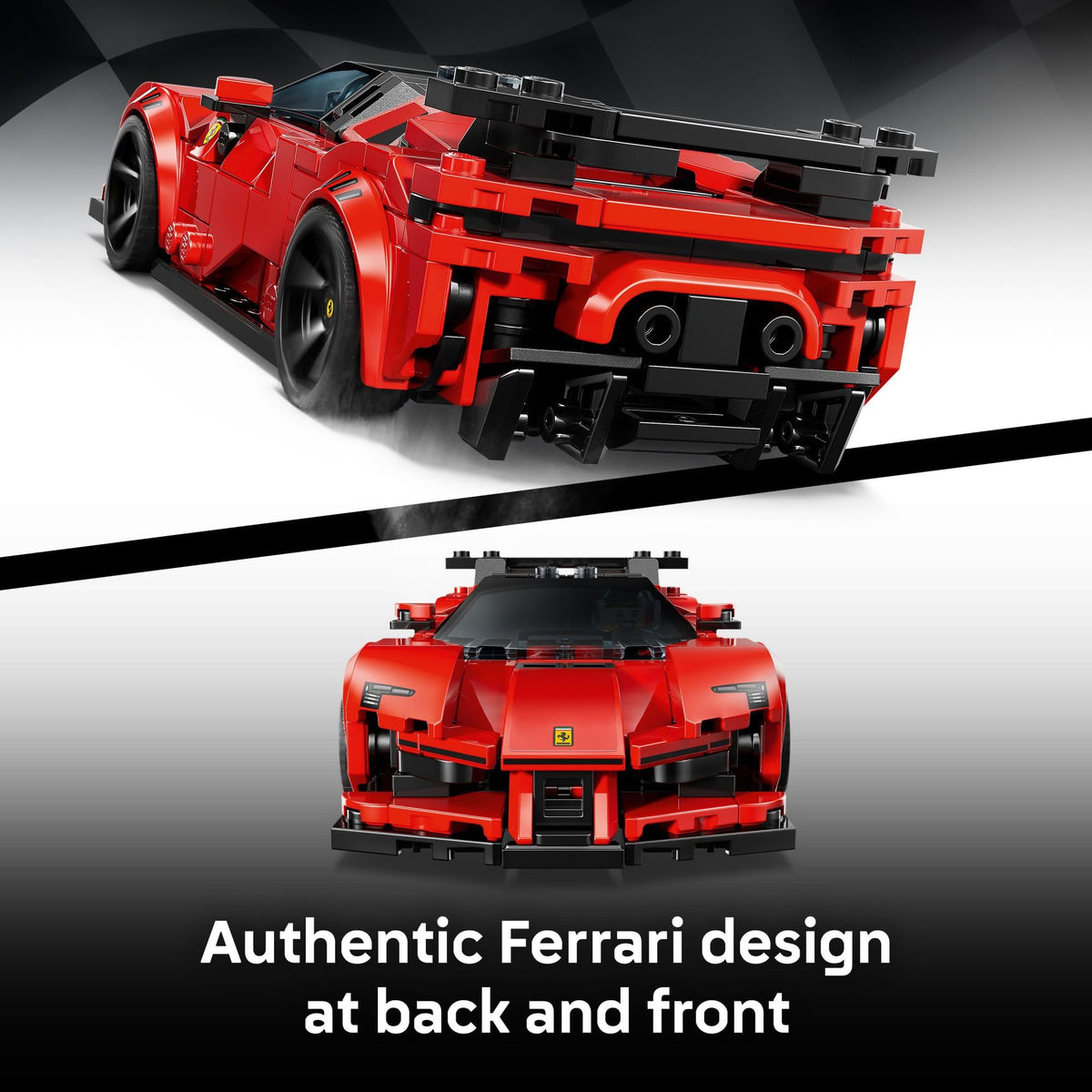 LEGO Speed Champions Ferrari SF90 XX Stradale cockpit minifigure for pretend driving