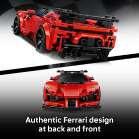 LEGO Speed Champions Ferrari SF90 XX Stradale cockpit minifigure for pretend driving