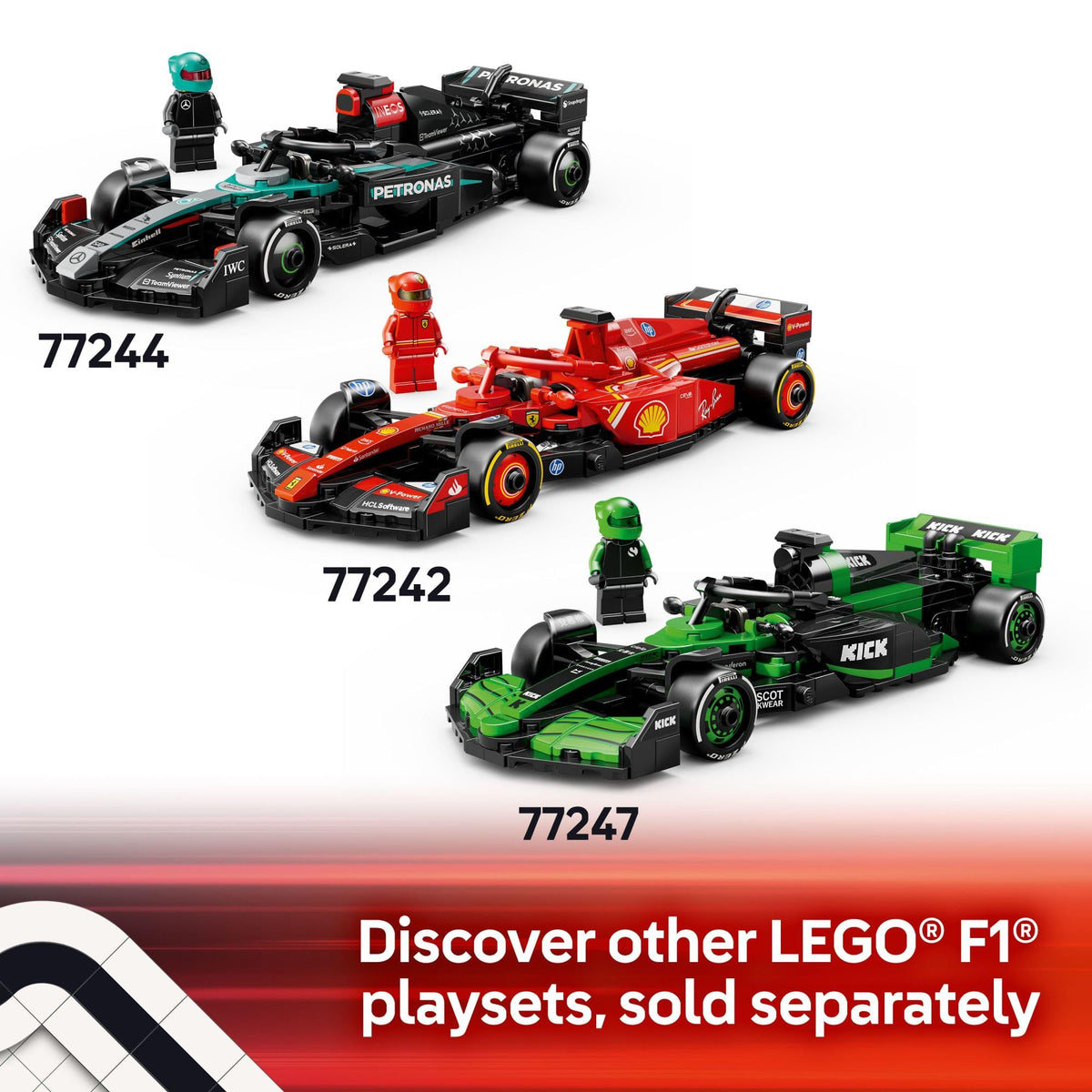 LEGO Speed Champions McLaren MCL38 building set for display and collect
