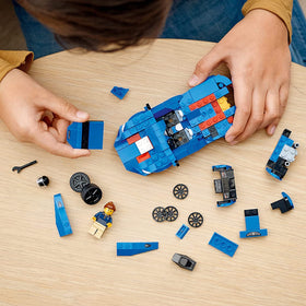LEGO Speed Champions McLaren Elva 76902 wide chassis for two seats.