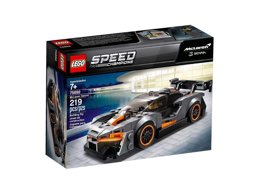 LEGO Speed Champions McLaren Senna 75892 car for hands-on racing play and model building