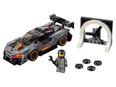 LEGO McLaren Senna wind tunnel feature for creative engineering play