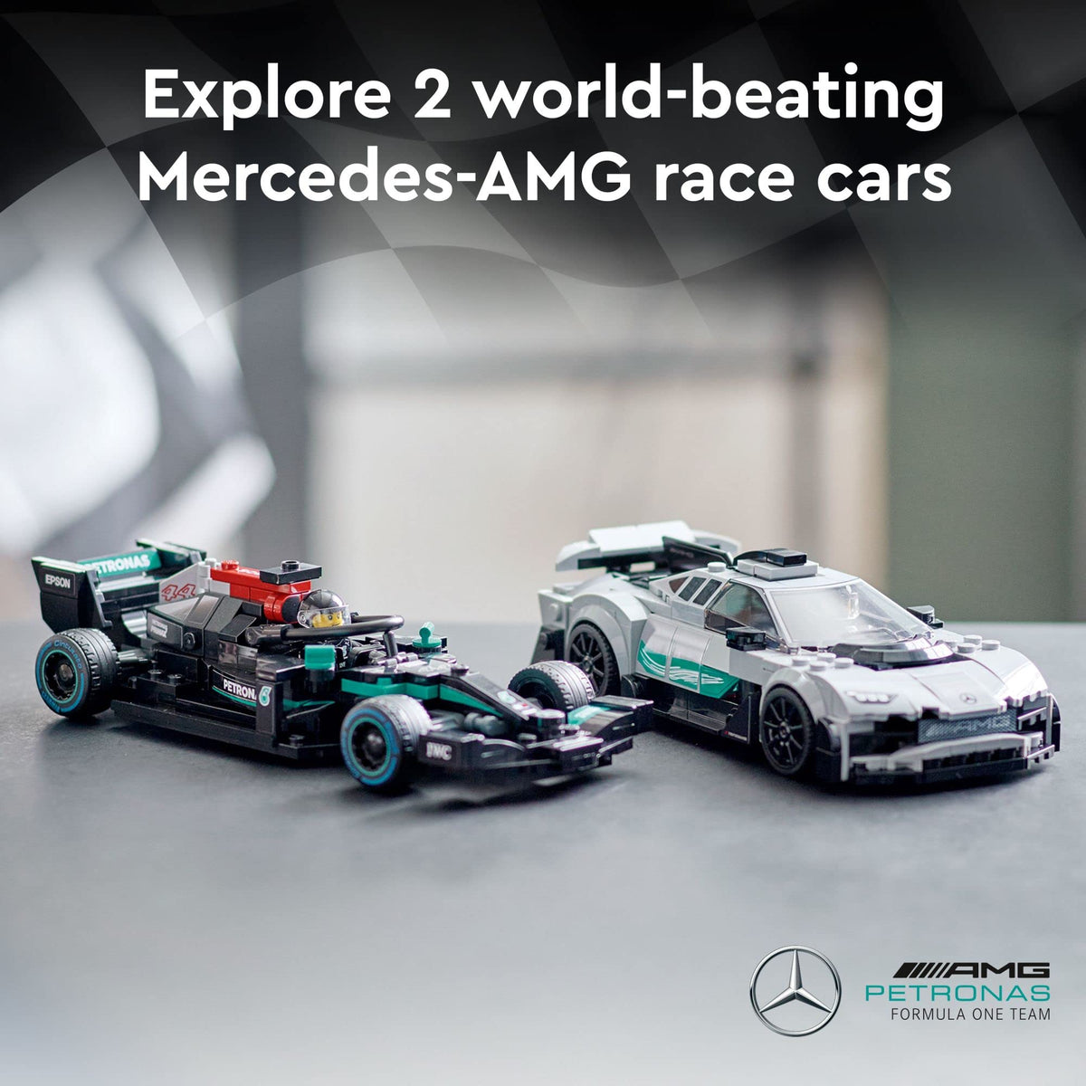 LEGO Speed Champions Mercedes-AMG Project One model for racing fun and collection.