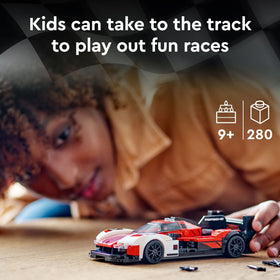 LEGO Speed Champions Porsche 963 76916 cockpit minifigure ready for race action