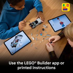 LEGO Speed Champions Time Machine flux capacitor and time calculator detail