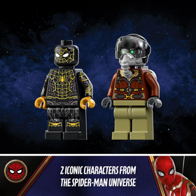 LEGO Marvel Spider-Man’s Drone Duel battle base supports modular battles.
