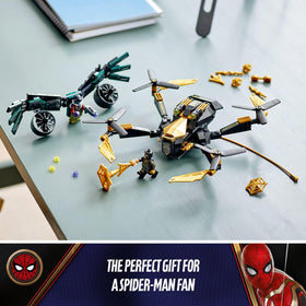 LEGO Marvel Spider-Man’s Drone Duel Spider-Man minifigure ready for web-sling battles.