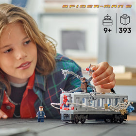 LEGO Spider-Man interchangeable heads for dynamic display and play