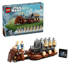 LEGO Star Wars 40686 front view of Trade Federation Troop Carrier for display