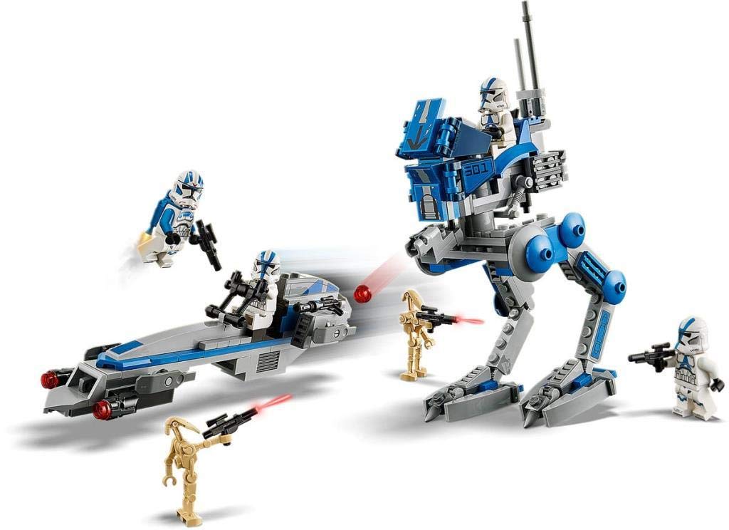 LEGO Star Wars 75280 501st Clone Troopers minifigures for epic scenes