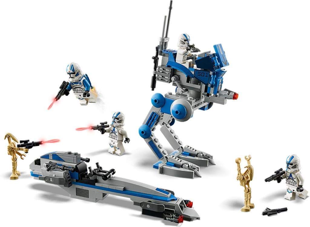 LEGO Star Wars 75280 Battle Droids adding clash dynamics