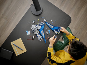 LEGO Star Wars 75316 Mandalorian Starfighter detailed building and playset display