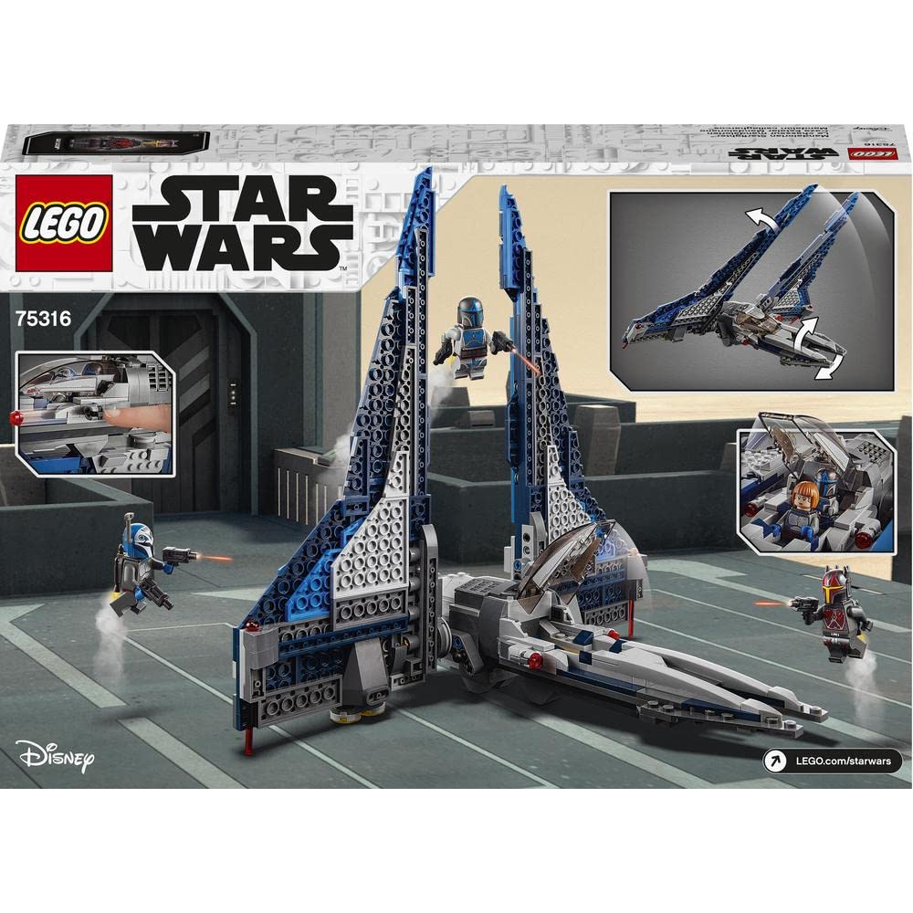 LEGO Star Wars 75316 Mandalorian Starfighter minifigures provide storytelling options