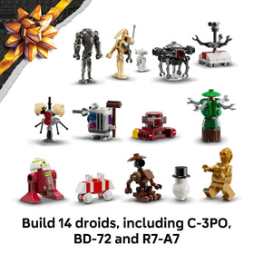 LEGO Star Wars Advent Calendar 2025 Buildable vehicle sparks creative adventures.