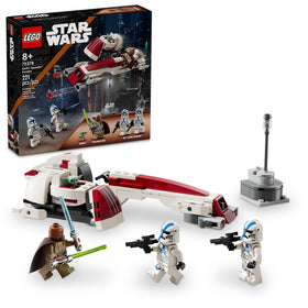 LEGO Star Wars BARC Speeder Escape front build for action-packed display and play.