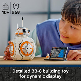 BB-8 head-spin action for dynamic play and display