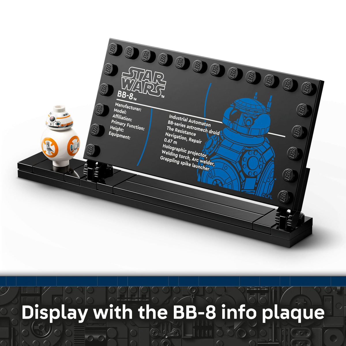 BB-8 standard-size figure for posing and display