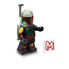 LEGO Star Wars Boba Fett Beskar armor minifigure for premium collection
