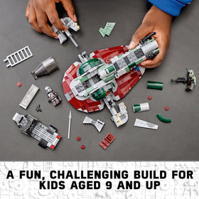 LEGO Boba Fett Starship Carbonite brick adds a hidden discovery element.