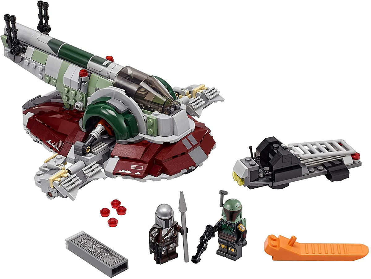 LEGO Boba Fett Starship cockpit access for minifig adventures.