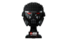 LEGO Star Wars Dark Trooper Helmet back view reveals symmetrical design.