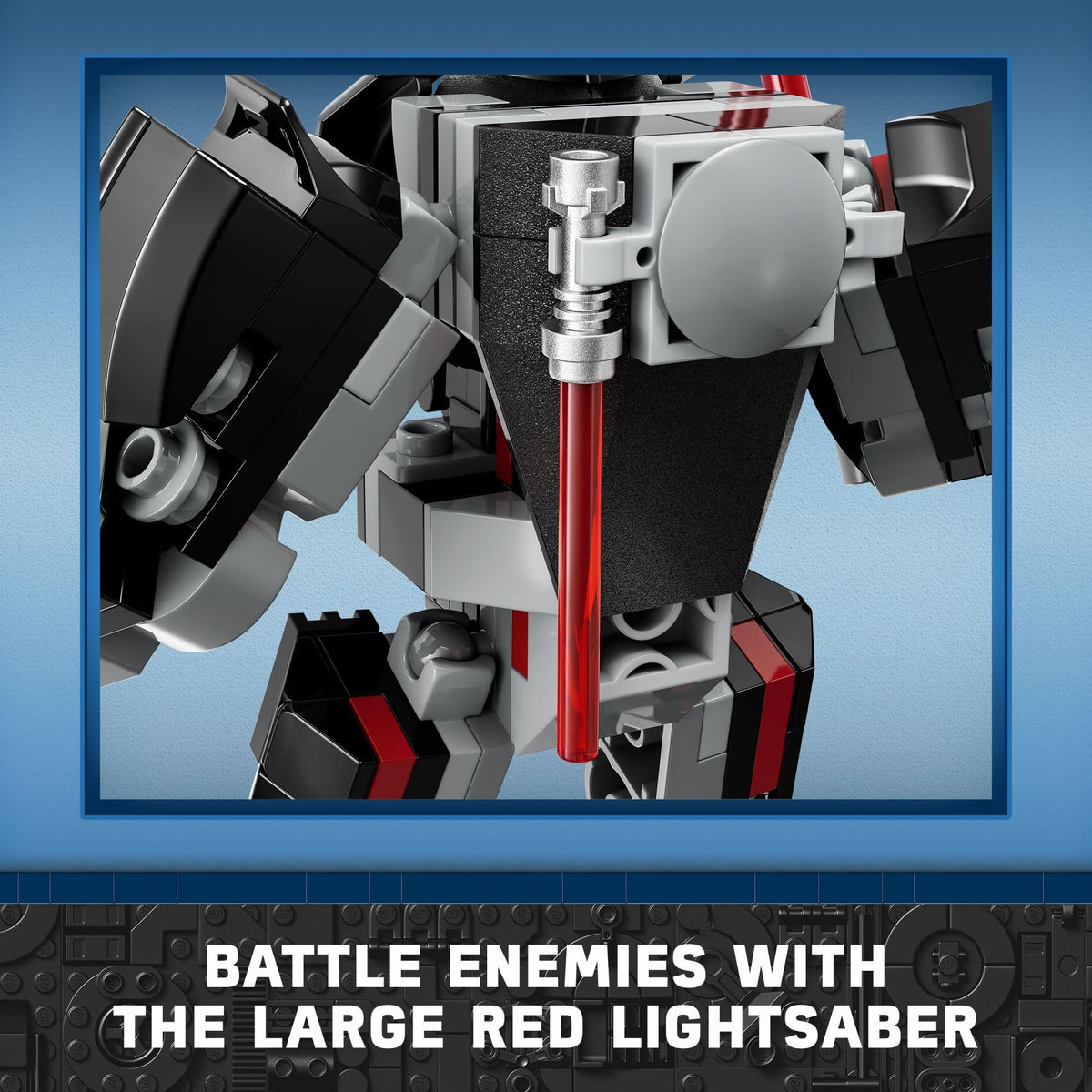LEGO Star Wars Darth Vader Mech clip secures the lightsaber accessory