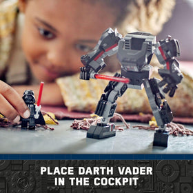LEGO Star Wars Darth Vader Mech poseable limbs for dynamic poses and display