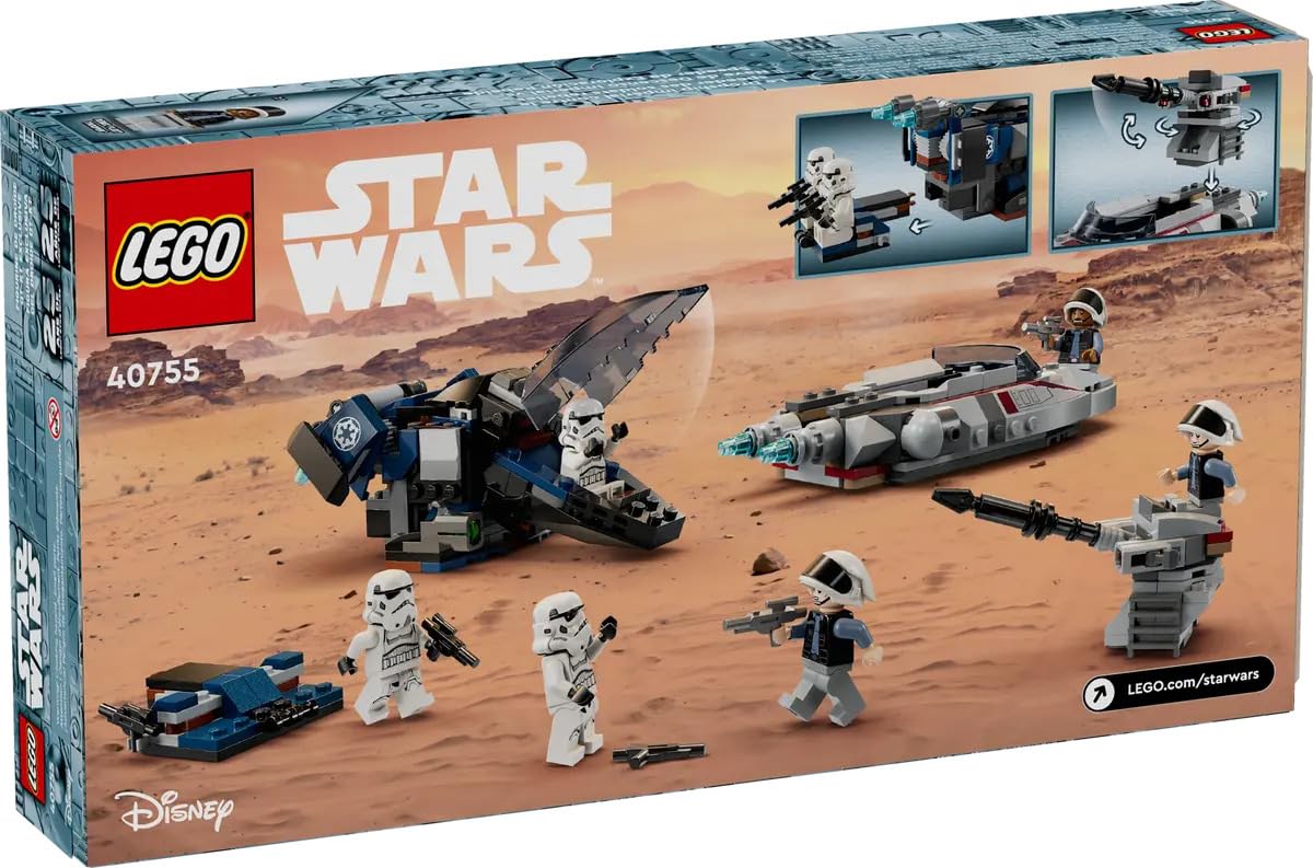 LEGO Star Wars Dropship detachable troop transport platform.