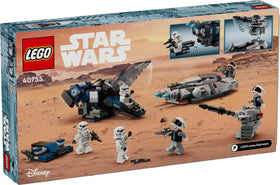 LEGO Star Wars Dropship detachable troop transport platform.