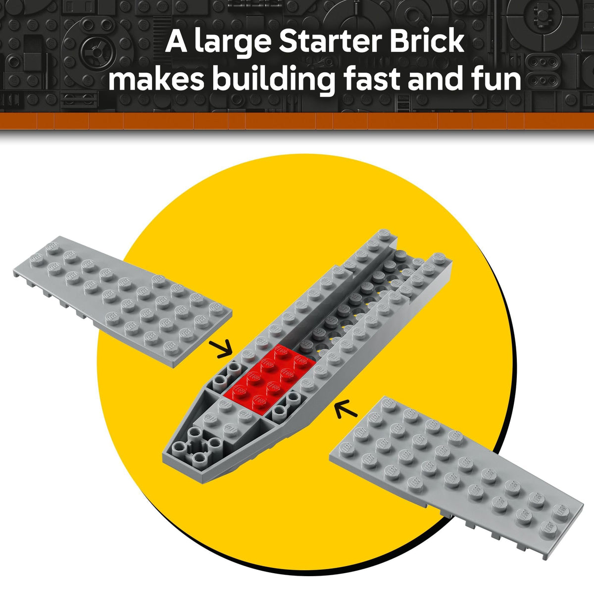 LEGO Star Wars Grogu hover-pram included for gentle passenger scenes