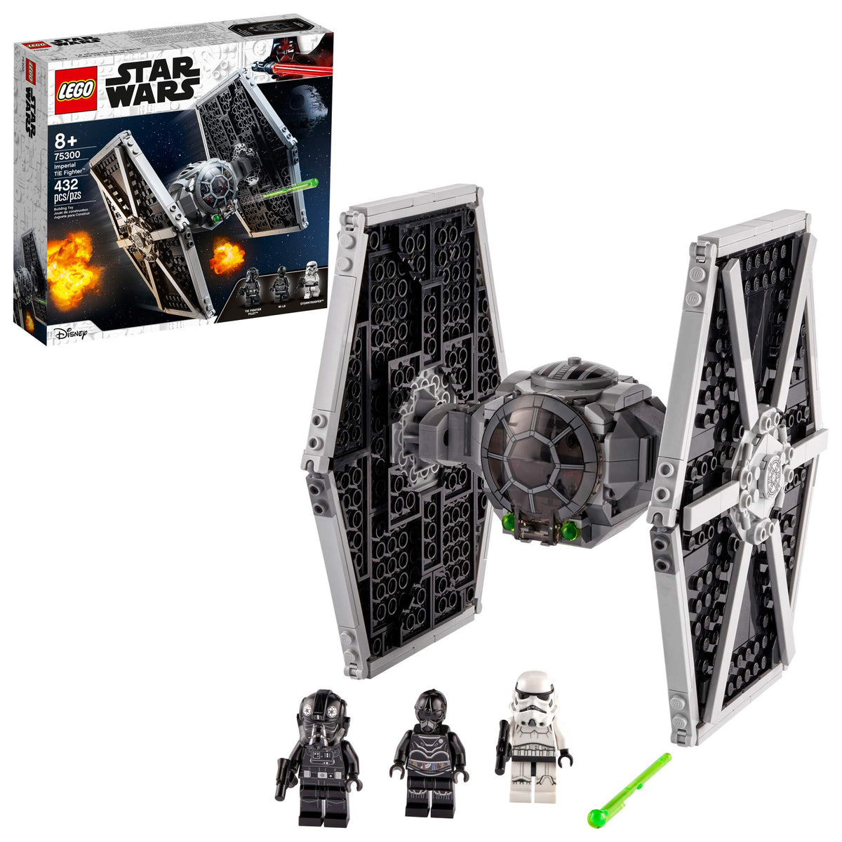 lego star wars imperial tie fighter brick-build design for imaginative play