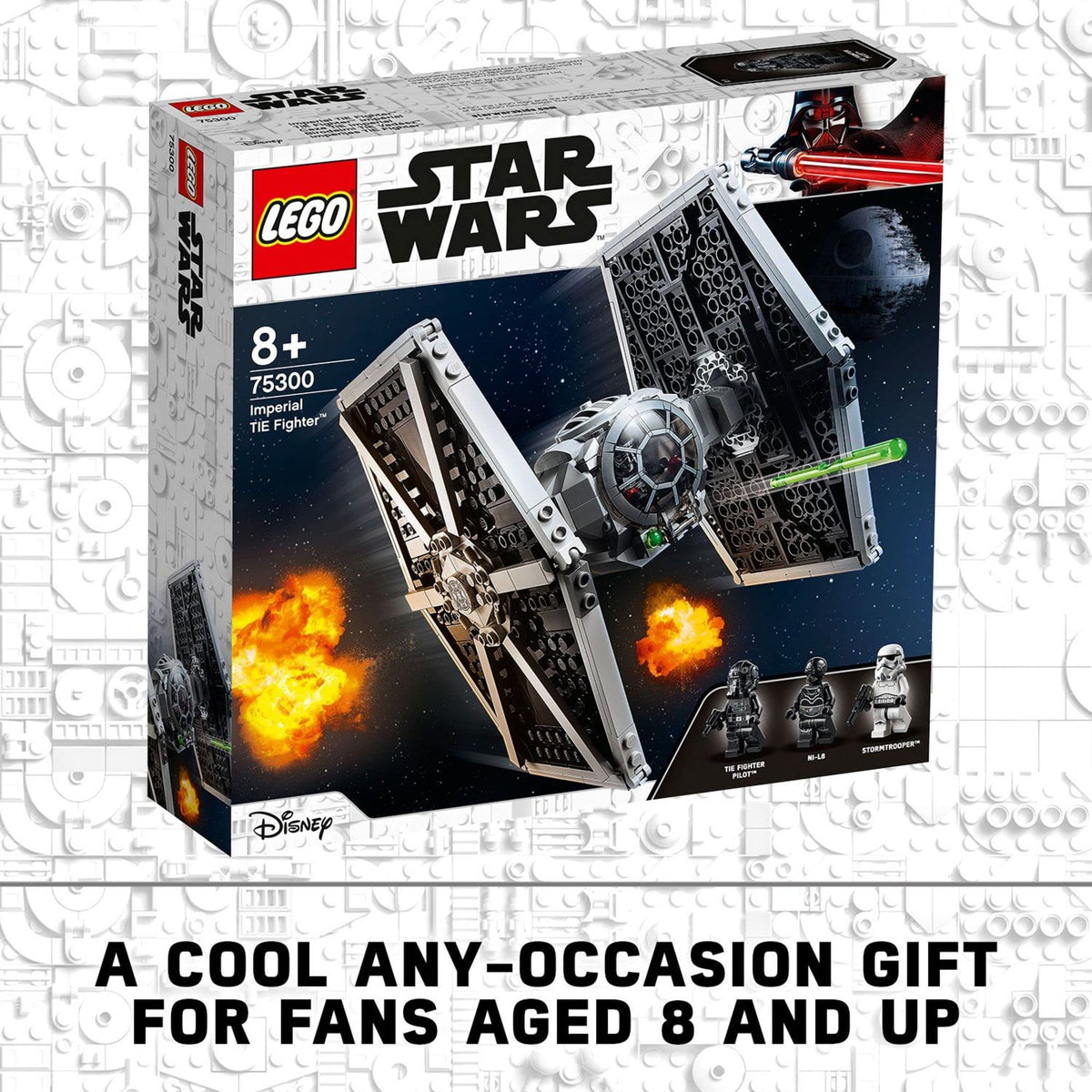 lego star wars imperial tie fighter with NI-L8 Protocol Droid
