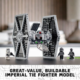 lego star wars imperial tie fighter cockpit opening for authentic roleplay