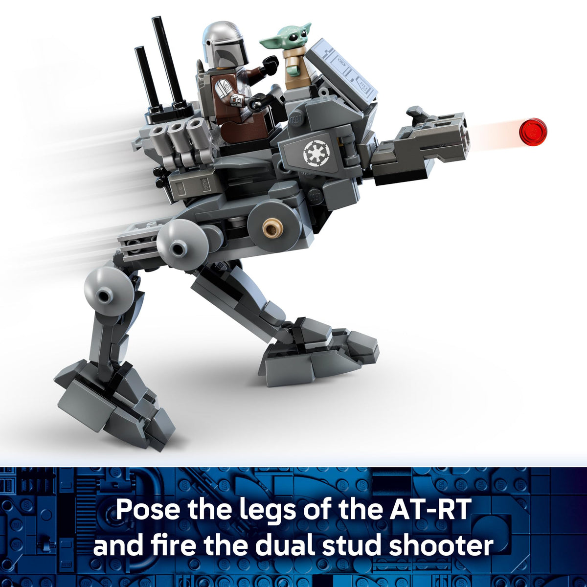 LEGO Star Wars Mandalorian Grogu minifigs for story-driven play.