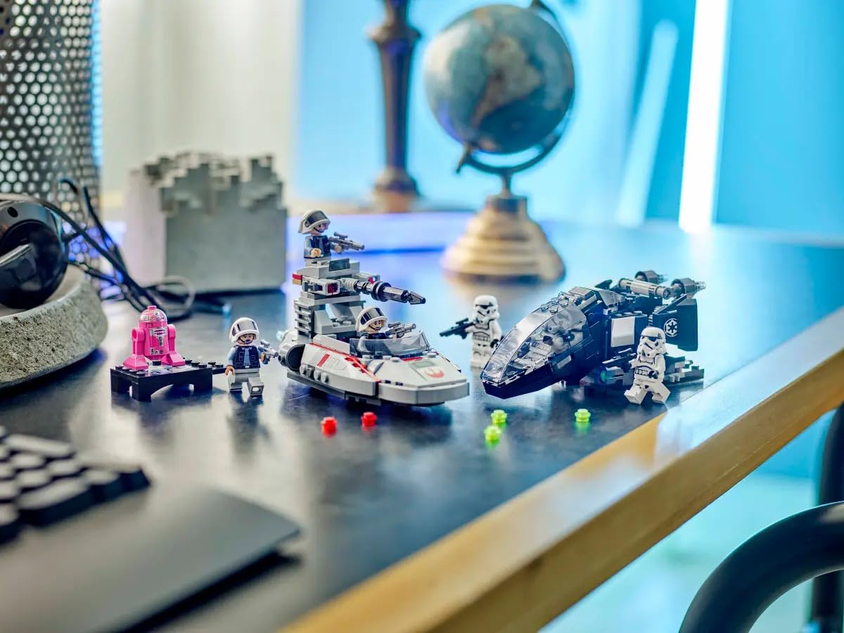 LEGO Star Wars minifigures six figures set for imaginative play.